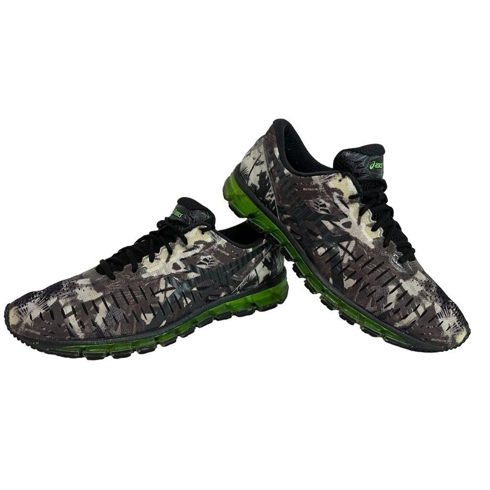ASICS Gel Quantum 360 Shoes Gray White Green Running Sneakers Mens Size 13